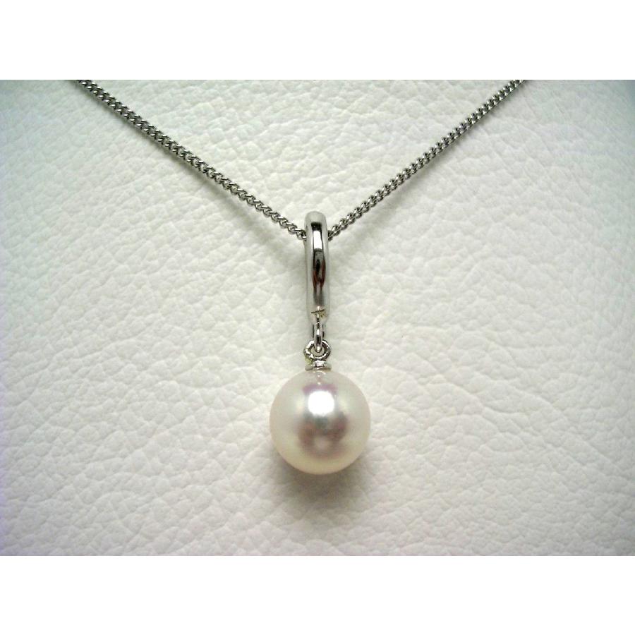 真珠 ペンダントトップ パール アコヤ真珠 クリッカータイプ 真珠  