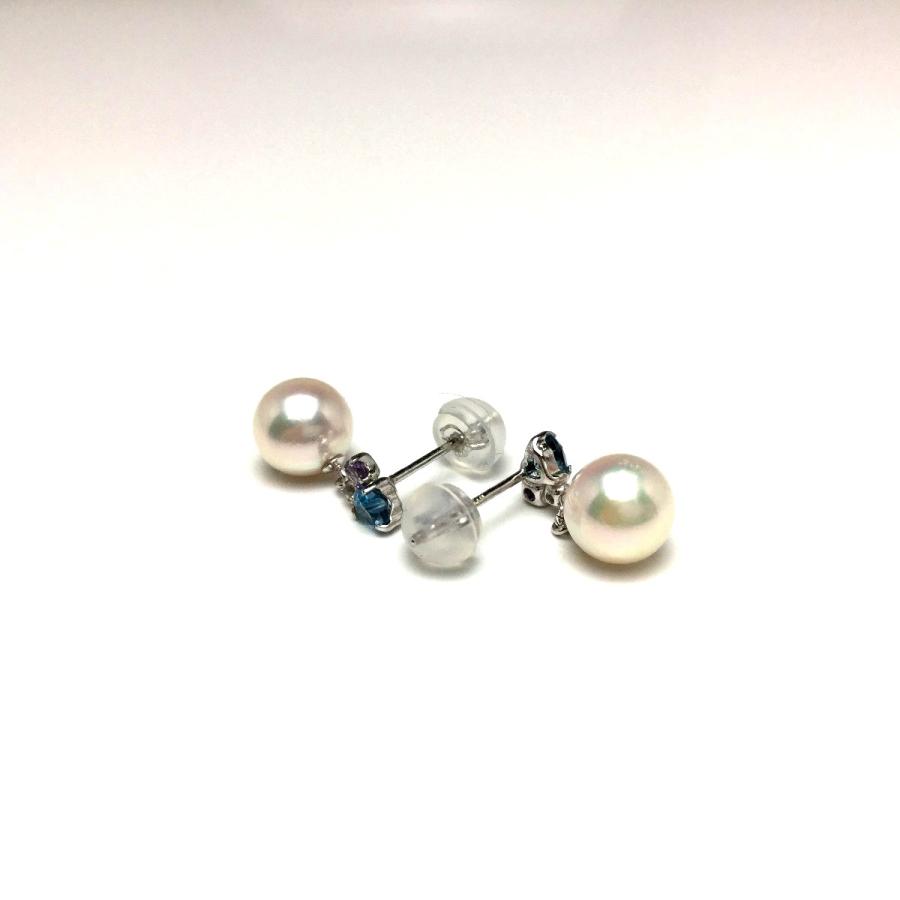 真珠 ピアス パール アコヤ真珠 スタッド 真珠ピアス パールピアス 6.8 