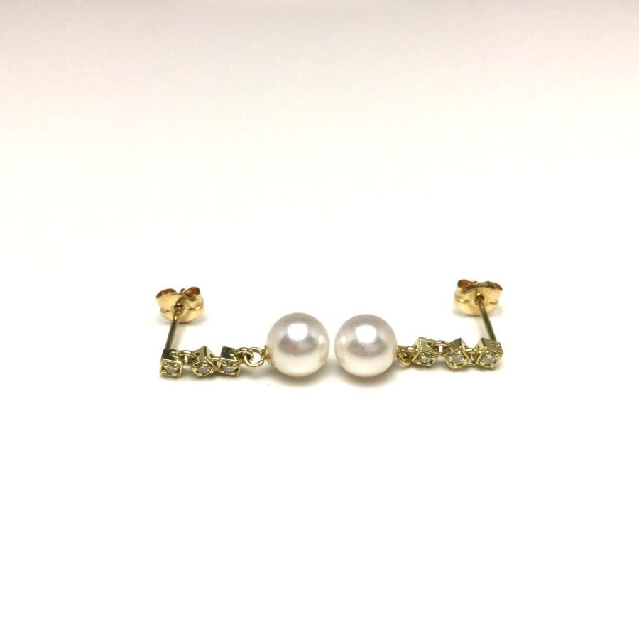真珠 ピアス パール アコヤ真珠 スタッド 真珠ピアス パールピアス 5.7 