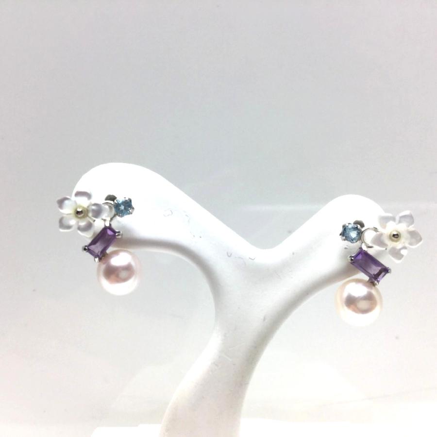 真珠 ピアス パール アコヤ真珠 スタッド 真珠ピアス パールピアス 5.5