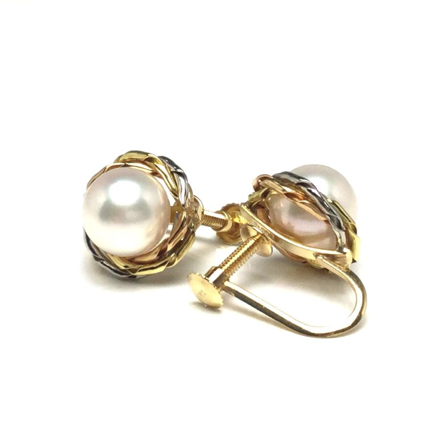 真珠 イヤリング パール アコヤ真珠 真珠イヤリング パールイヤリング