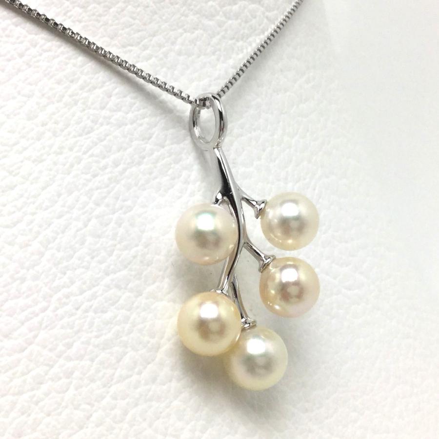 シルバー仕上げ あこや貝パール ペンダントトップ