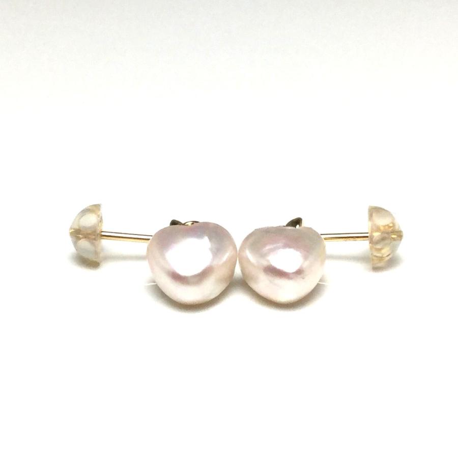 Isowa Pearl アコヤ真珠 K18 ピアス クロス付き レディース Isowa Pearl アコヤ真珠 K18 ピアス クロス付き