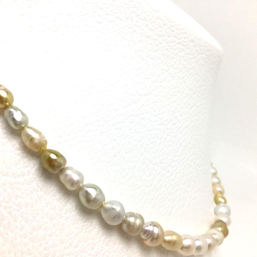 真珠 ネックレス パール 白蝶真珠天然ケシ 真珠ネックレス