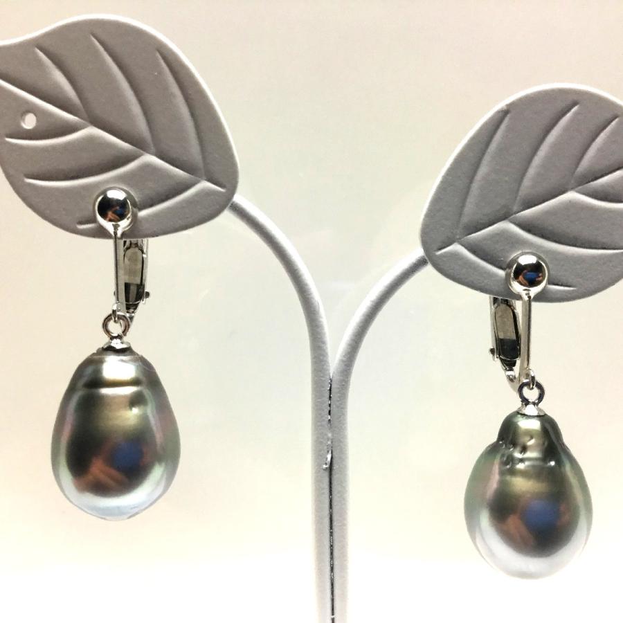 真珠 イヤリング パール 黒蝶真珠 真珠イヤリング パールイヤリング 11.5mm シルバー 73176 : Isowa Pearl - 通販 ...