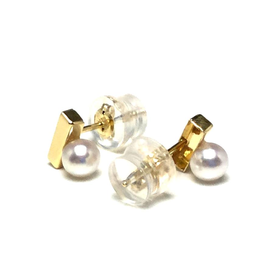 真珠 ピアス パール アコヤ真珠 スタッド 真珠ピアス パールピアス 3.5