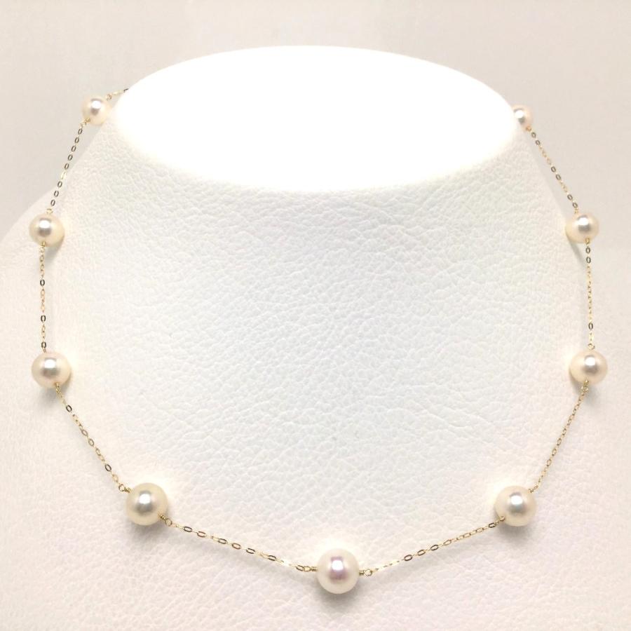 パール アヤコ真珠 ネックレス 真珠 ネックレス パール アコヤ真珠 ステーション 真珠