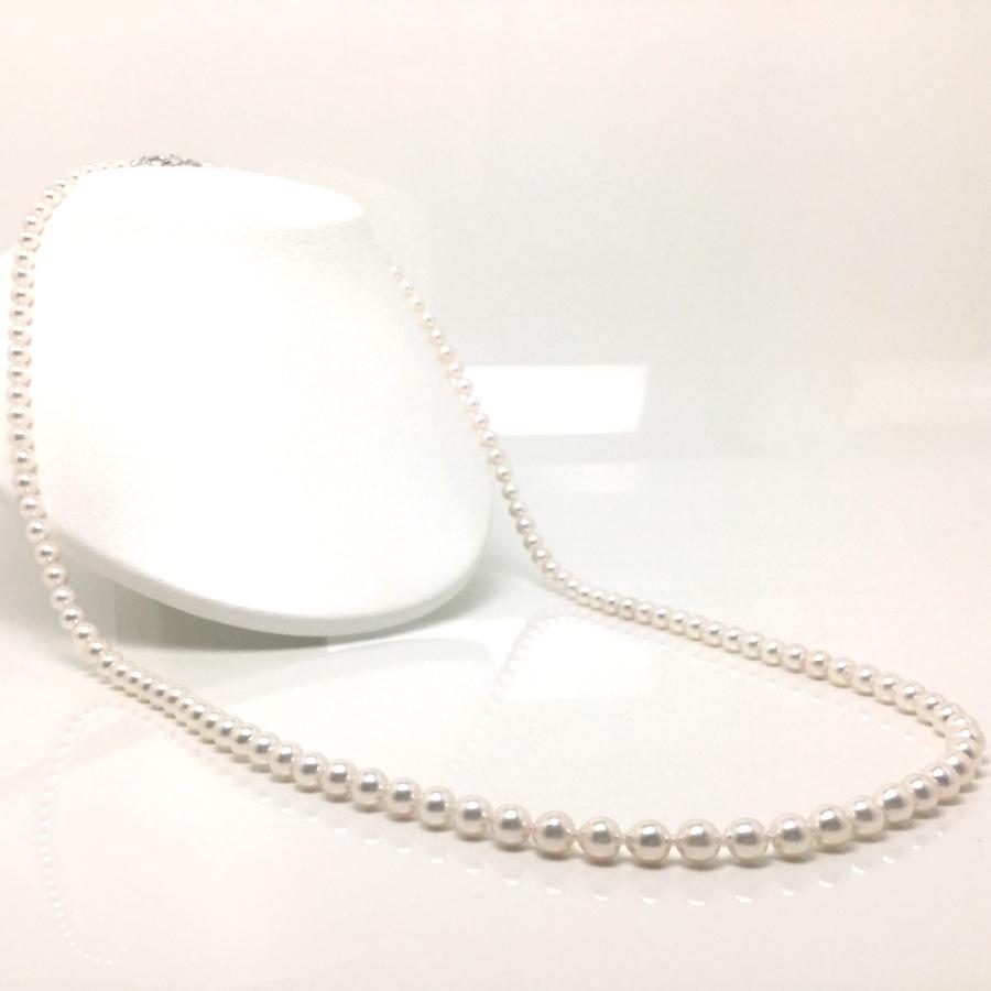 真珠 ネックレス パール アコヤ真珠 セミロング 真珠ネックレス パール