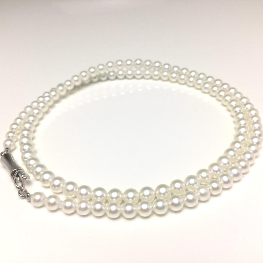 真珠 ネックレス パール 鑑別 アコヤ真珠 真珠ネックレス パールネックレス 3.5-4.0mm 79219の画像