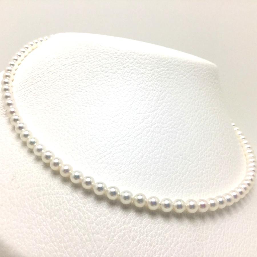 真珠 ネックレス パール 鑑別 淡水真珠 真珠ネックレス パールネックレス 4.5-5.0mm 79246