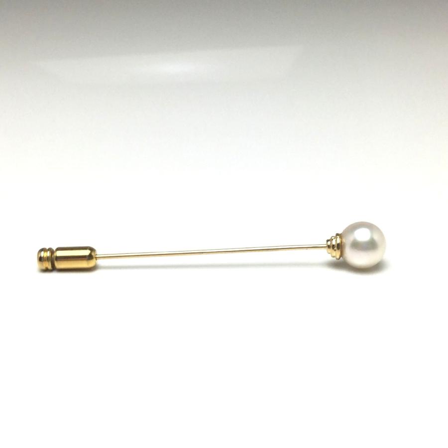 真珠 ピンブローチ パール アコヤ真珠 真珠ブローチ パールブローチ
