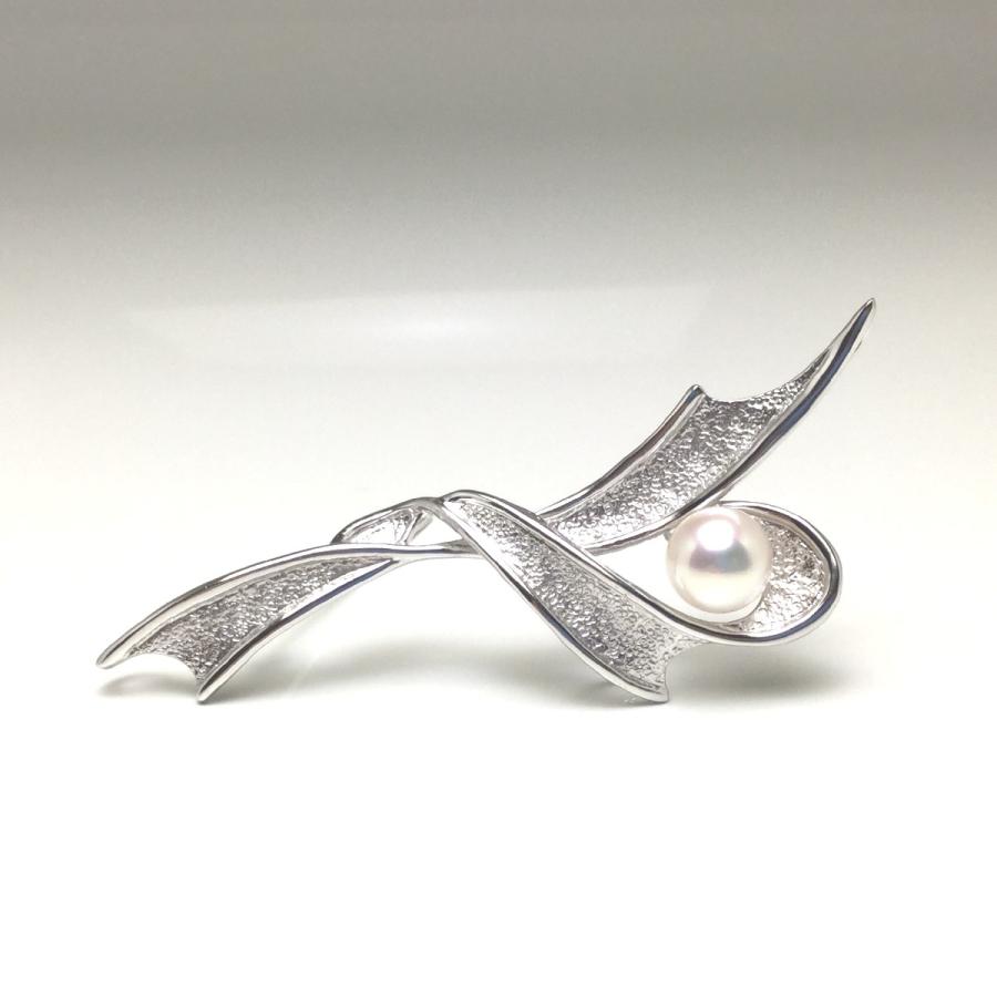 真珠 ブローチ パール アコヤ真珠 真珠ブローチ パールブローチ 9.1mm