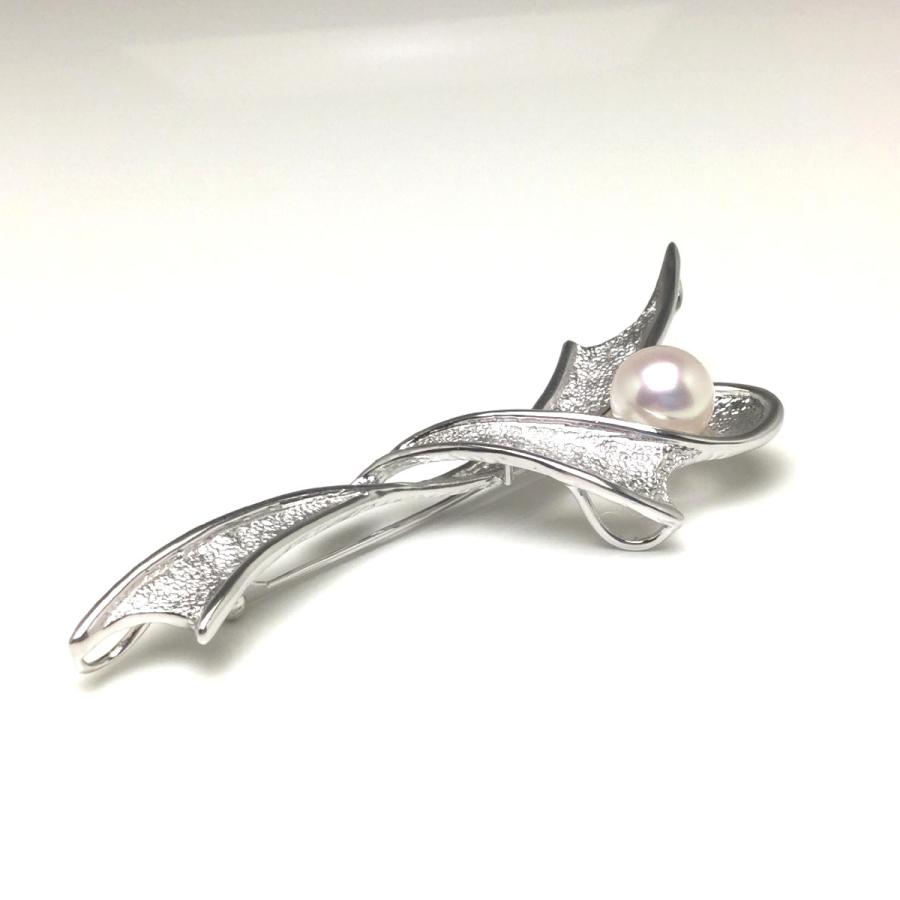 真珠 ブローチ パール アコヤ真珠 真珠ブローチ パールブローチ 9.1mm