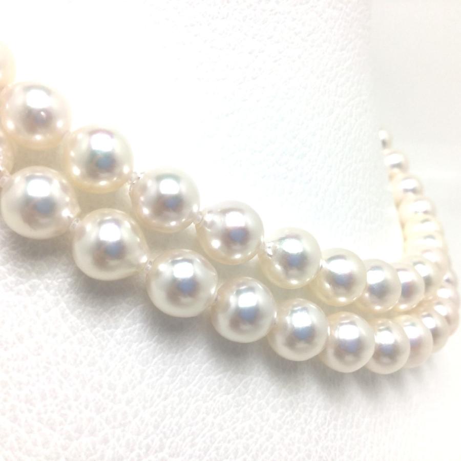 真珠 ネックレス パール アコヤ真珠 セミロング 真珠ネックレス パールネックレス 8.5-9.0mm 79827の画像