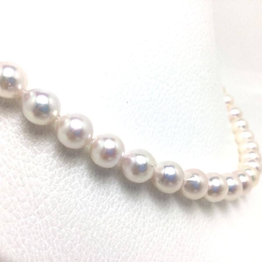 真珠 ネックレス パール アコヤ真珠 セミロング 真珠ネックレス パールネックレス 8.5-9.0mm 79829の画像