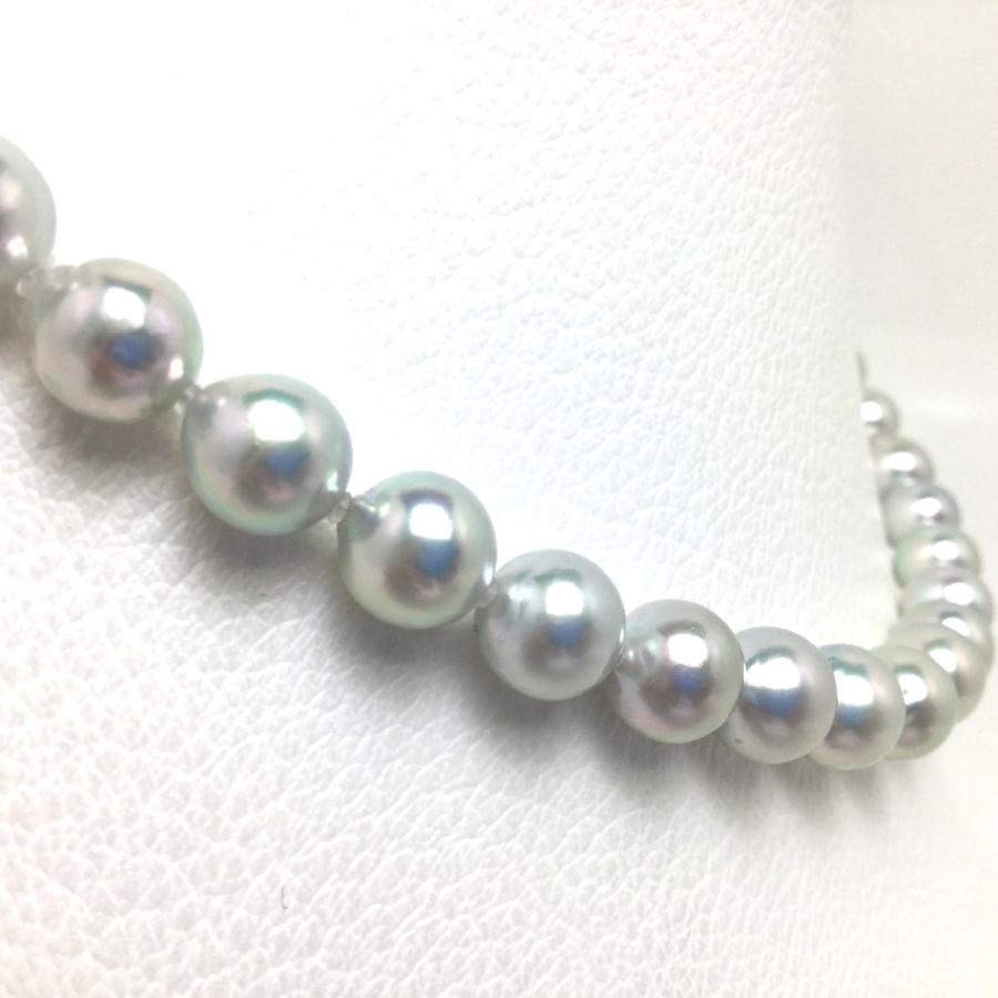 真珠 ネックレス パール ナチュラルカラー アコヤ真珠 真珠ネックレス パールネックレス 8.5-9.0mm 79998の画像
