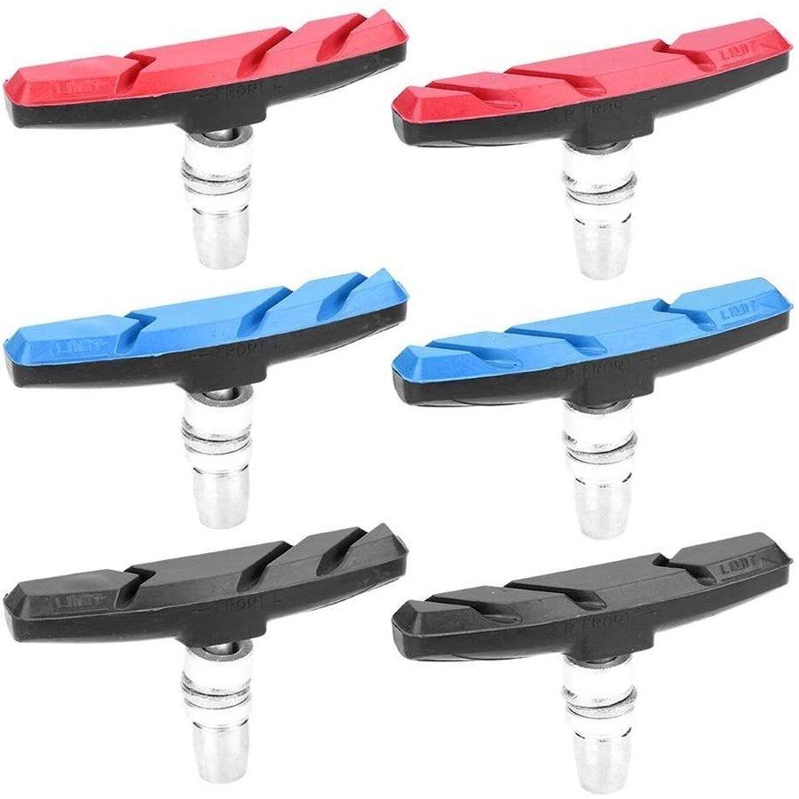 ブレーキシュー Vタイプ 自転車 2個セット ブレーキパッド 自転車ブレーキ Vブレーキ 消音 耐久 互換性 の商品画像