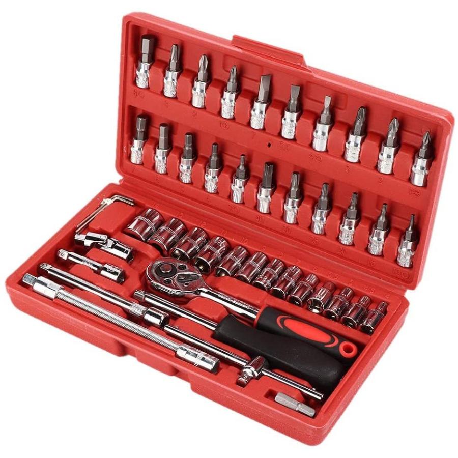 ソケットレンチセット 工具セット ラチェットレンチ 46点 DIY スパナ ドライバー ソケットレンチ トルクス ヘックス : 5t545t4r33rrrweewdd : isozaki-store - 通販 - Yahoo!ショッピング ソケットレンチセット 工具セット ラチェットレンチ 46点 DIY スパナ ドライバー ソケットレンチ トルクス ヘックス : 5t545t4r33rrrweewdd : isozaki-store - 通販 - Yahoo!ショッピング