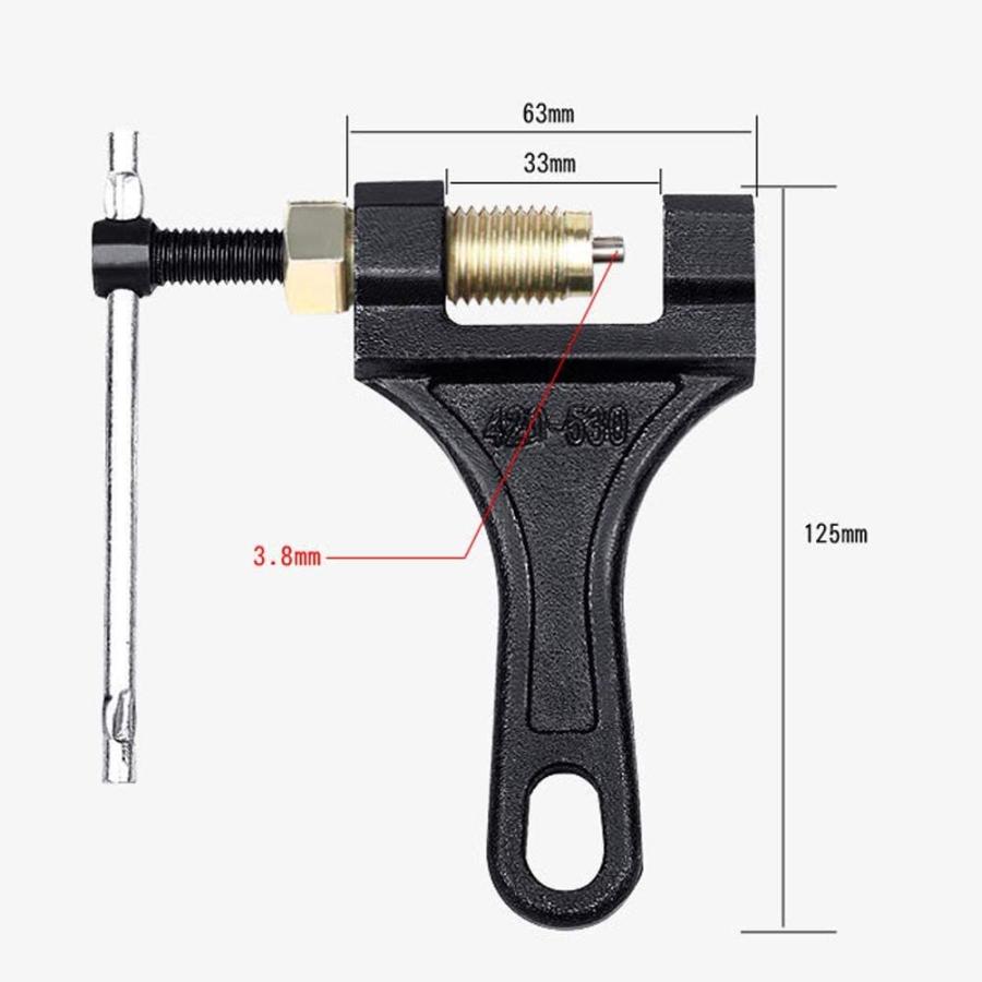 自転車用 チェーンカッター  420 530サイズ 対応 携帯 大型 小型 バイク 自転車 たるみ調整 長さ 調整 原付 420 428 520 525 530｜isozaki-store｜03