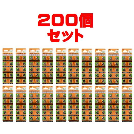 AG10 LR1130 200個セット 389 LR54 SR1130W互換、ボタン電池