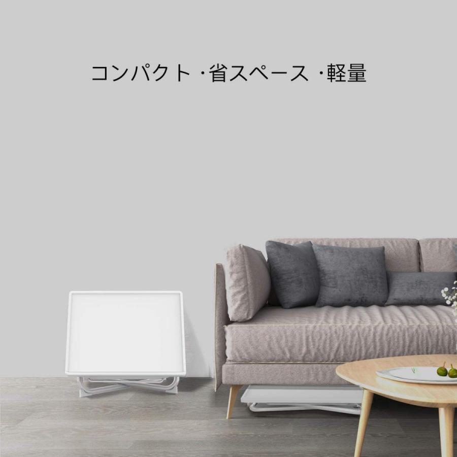 折りたたみテーブル サイドテーブル 軽い 小さい 高さ調整 角度調節