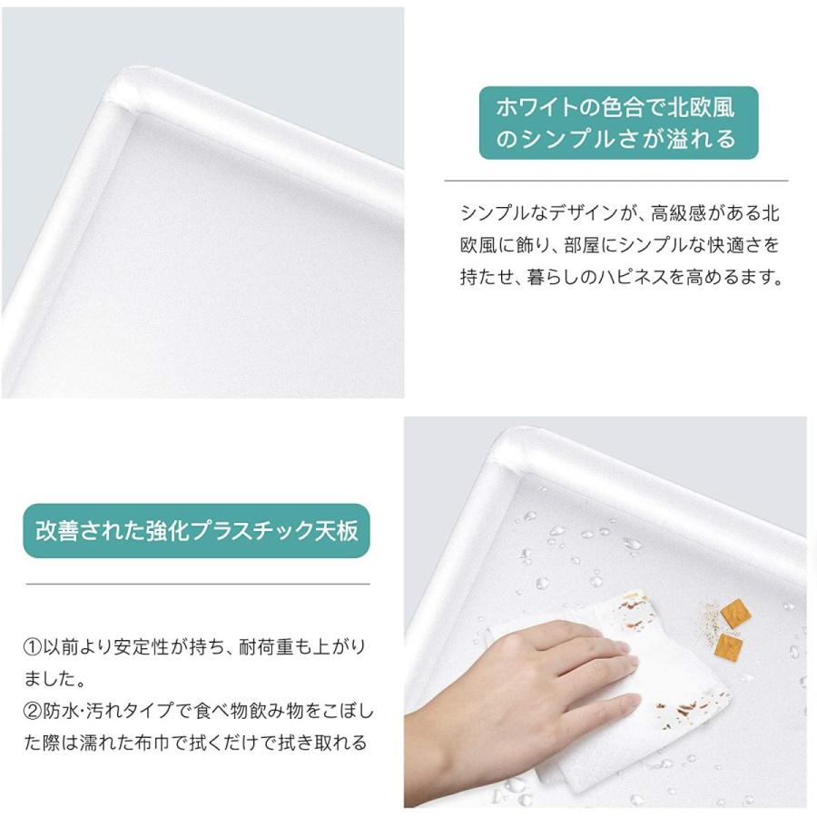折りたたみテーブル サイドテーブル 軽い 小さい 高さ調整 角度調節