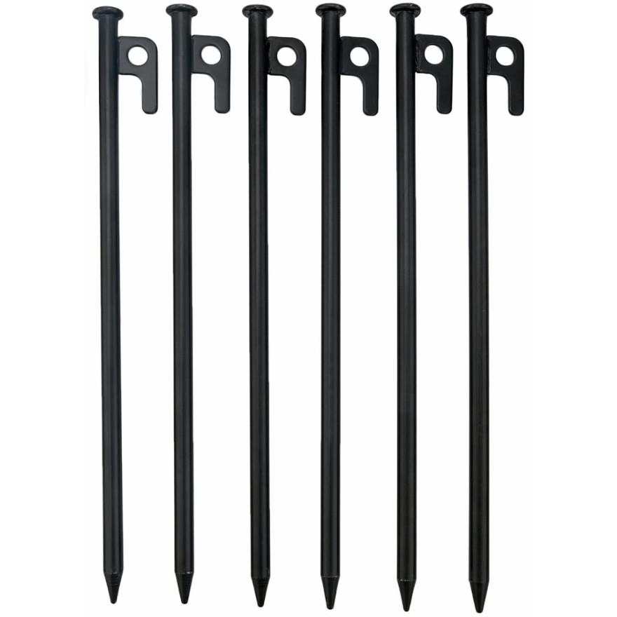 送料240円 テント ペグ テーク 30CM 6本セット タープ キャンプ設営