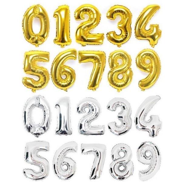 日本の職人技 誕生日 バルーン 数字 ナンバーバルーン 40cm ゴールド シルバー 風船 プレゼント Whitesforracialequity Org