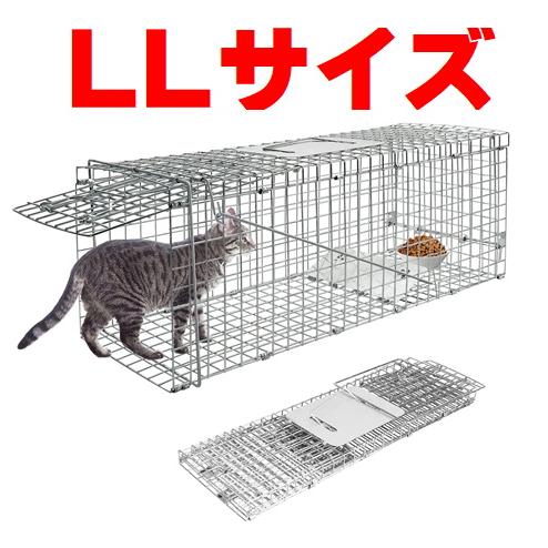 捕獲器 猫 アニマルトラップ トラップ LLサイズ イタチ 駆除 捕獲 踏板