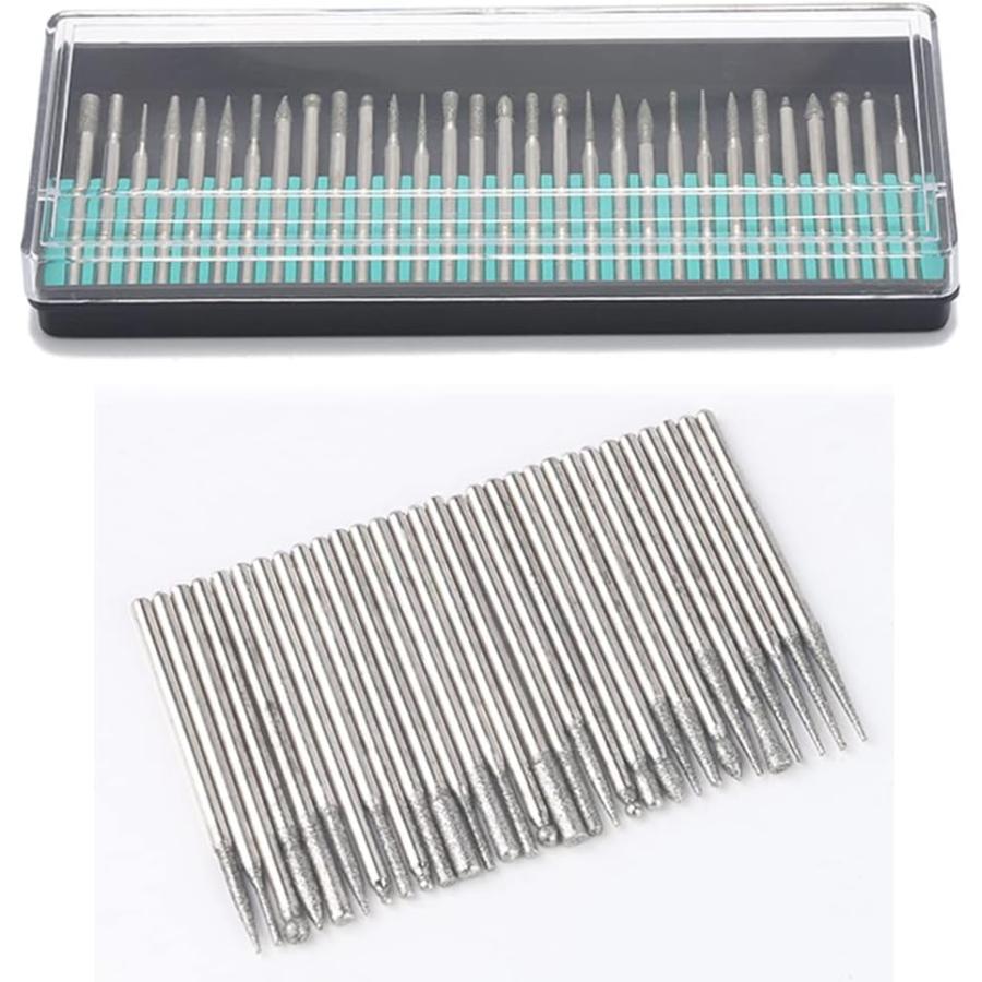 ダイヤモンドビット 30本 リュータービット 電動ルーター ビットセット 電動ドリル 先端ビット 電動ネイル ト ネイルドリル :  isozaki-store - 通販 - Yahoo!ショッピング