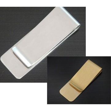 お*ん様 マネークリップ　シルバー マネークリップ 紙幣クリップ 財布 カード 現金ホルダー シルバー