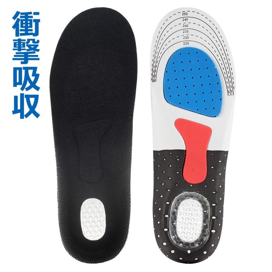 インソール 送料240円 靴底 左右1セット メンズ レディース 衝撃吸収