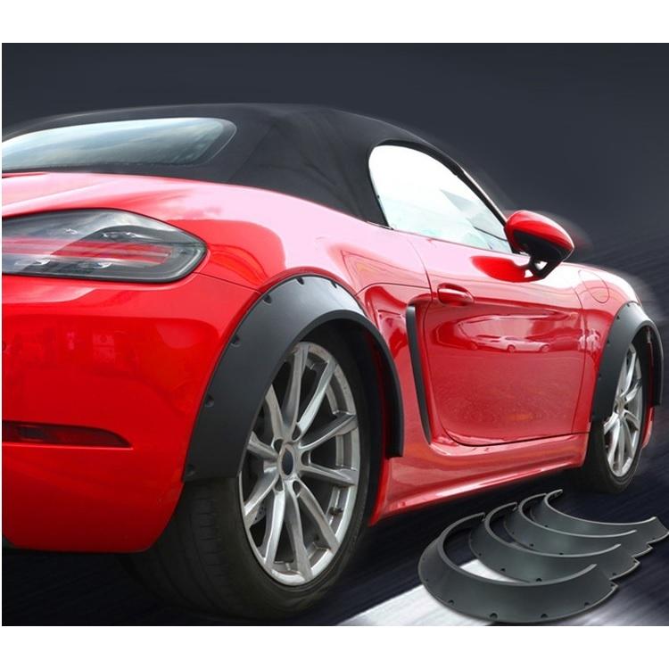 オーバーフェンダー 汎用 PP製 大型 4枚セット 40mm 外装 カスタマイズ