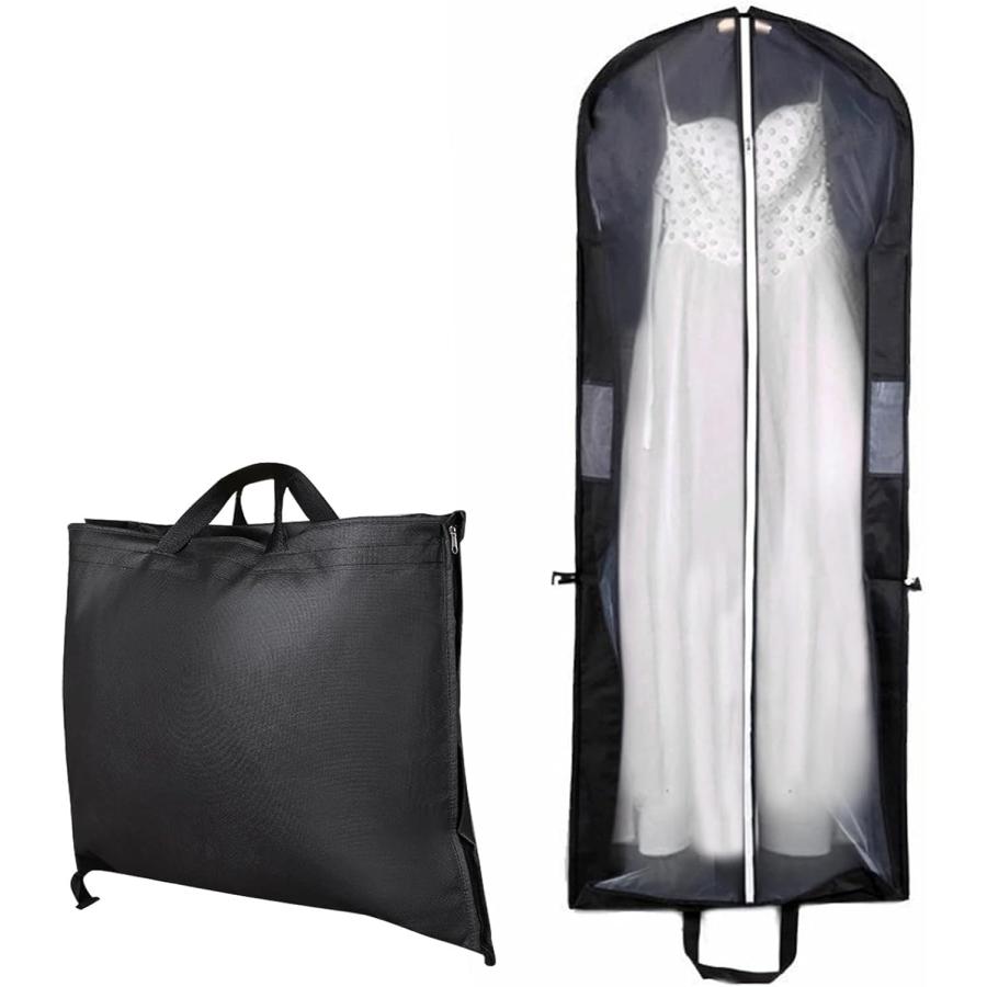 ガーメントバッグ ウェディングドレス 保管 収納 ドレスバッグ 衣類
