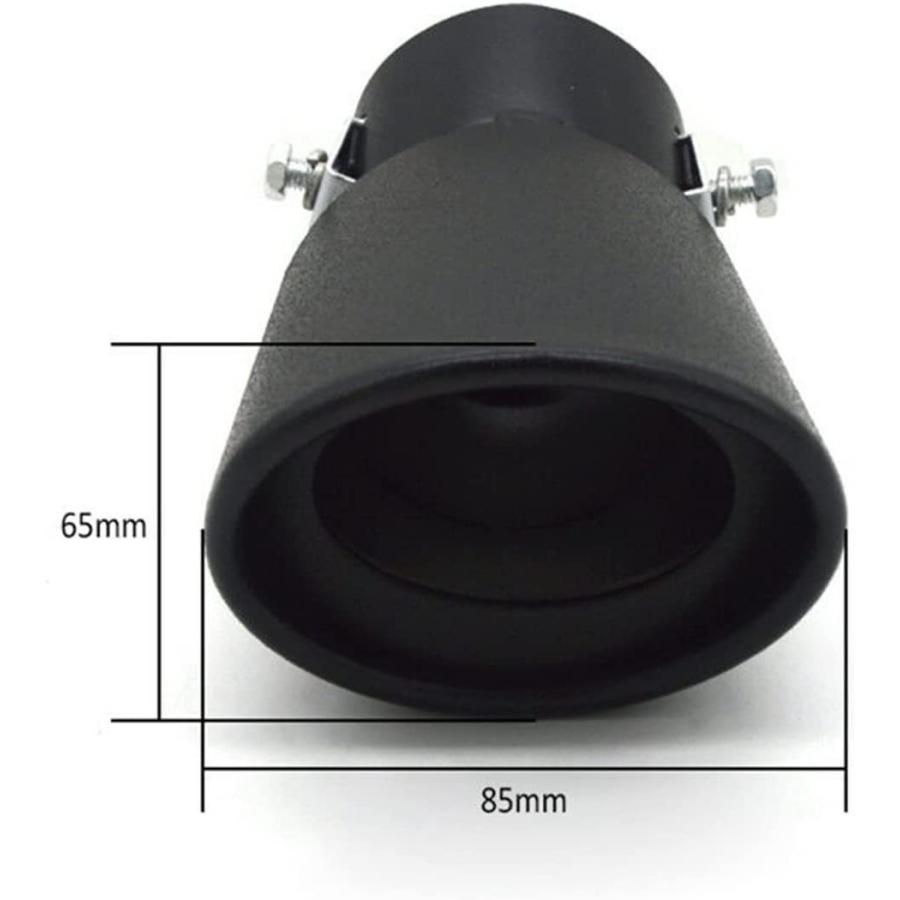 車種不明　跳ね上げマフラー出口 送料無料】 日産 エクストレイル T32 マフラーカッター チタン