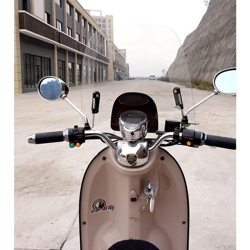 送料590円 ウインドスクリーン バイク エアロ バイザー フェンダー 取付簡単 原付 スクーター 風防 クリア スモーク アダプター付 Xzzxss222 Isozaki Store 通販 Yahoo ショッピング