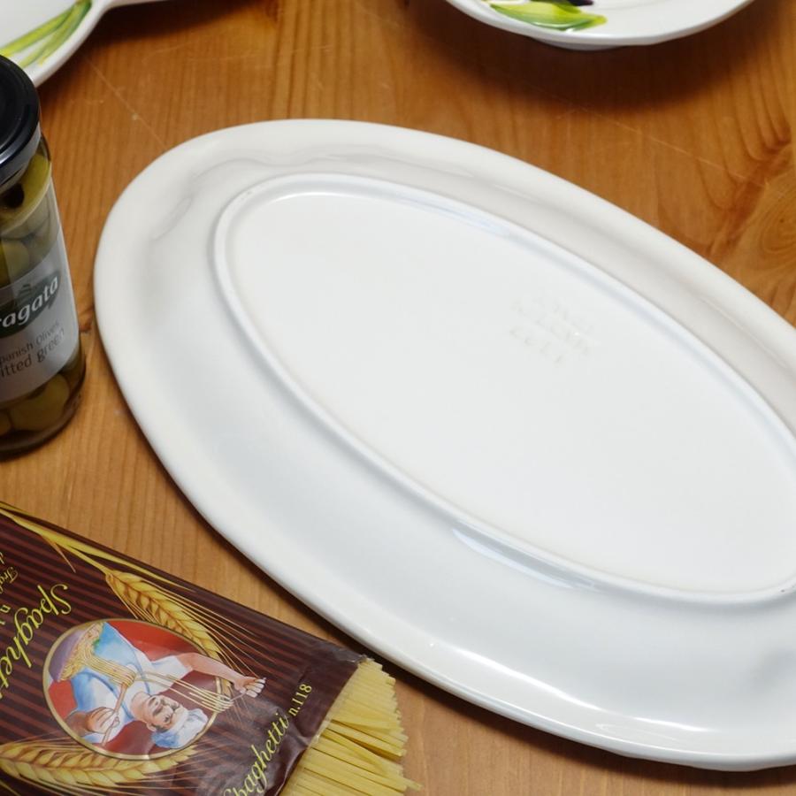 イタリア製 オーバルプレート 平皿 楕円皿 32cm オリーブ 食器 イタリア製 オーバルプレート 平皿 楕円皿 32cm オリーブ 食器
