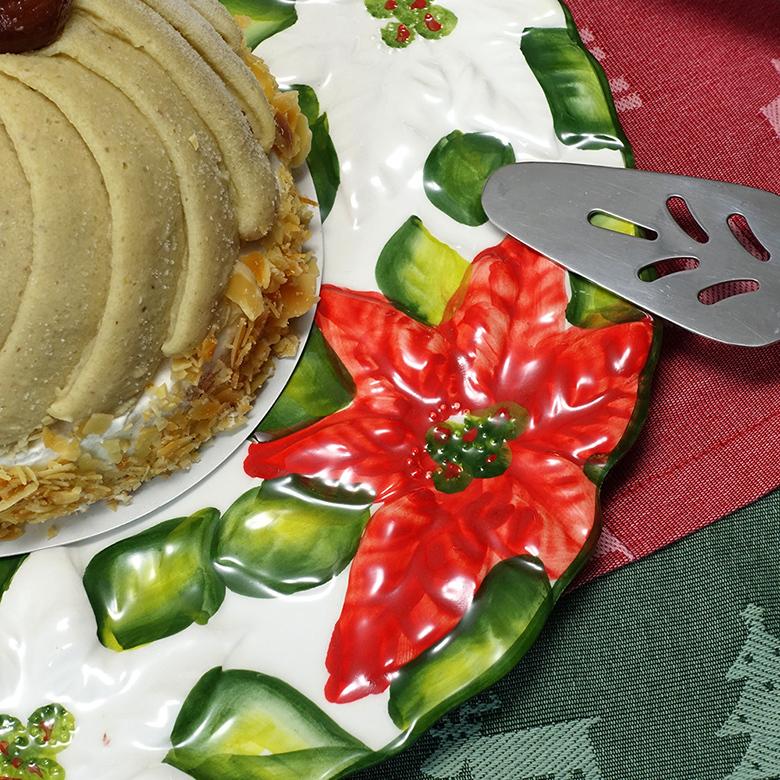 クリスマス テーブルウェア イタリア製 陶器 食器 ハンドメイド 中皿