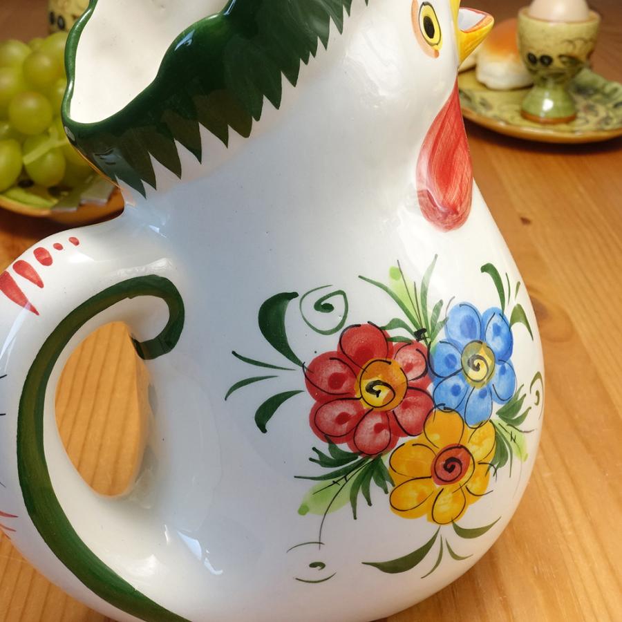 ポルトガルにて購入　水差し　ピッチャー　陶器 ポルトガルにて購入 水差し ピッチャー 陶器