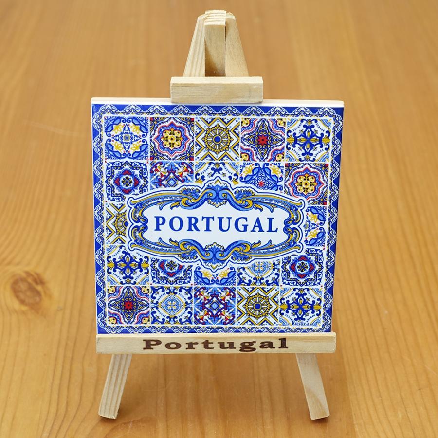 ポルトガル製 イーゼル付き ミニ絵タイル PORTUGAL ポルトガル