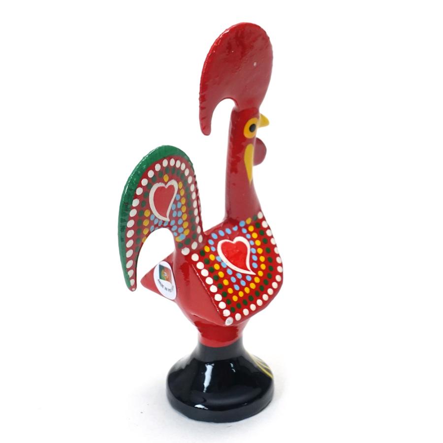 ポルトガル ニワトリ 置物 ミニ バルセロスのおんどり ガロ 手描き バルセロスの雄鶏 幸せを呼ぶ ラッキー アイテム 開運 お守り 鶏 レッド pmc-5r |  | 01