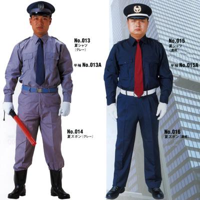 警備服　夏用カッターシャツ上下組（グレー） |  | 01