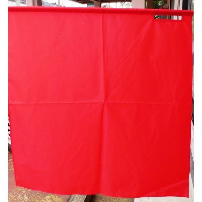 蛍光赤旗　90×90　 |  | 01