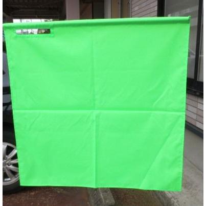 蛍光緑旗　90×90　 |  | 01