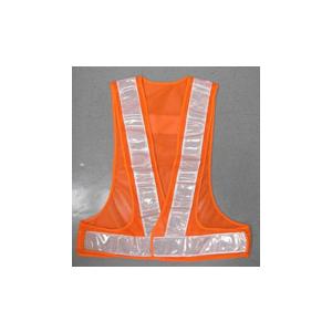 反射ベスト　V60オレンジ・白　30着/1着￥1500 |  | 03