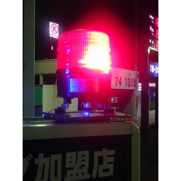 ハイパワーLED回転灯100V　赤色 |  | 02