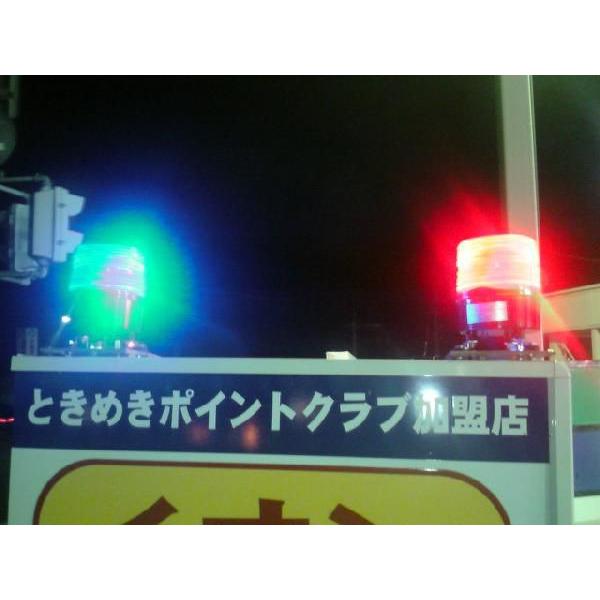 ハイパワーLED回転灯100V　赤色 |  | 03