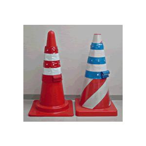 ＬＥＤ発光コーンカバー赤色/10枚まとめて | 