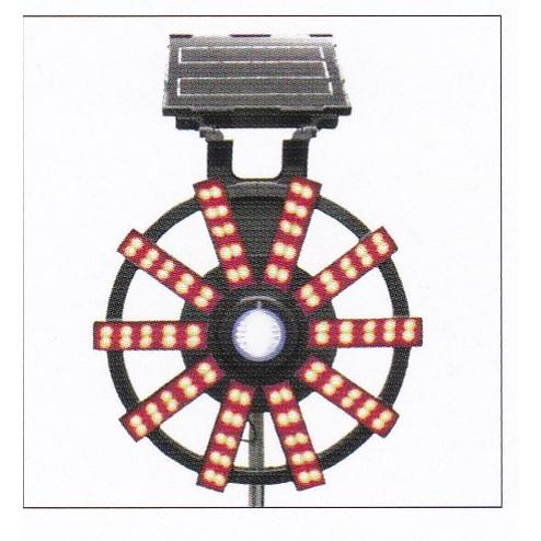 大型回転灯ソーラービッグラブ専用三脚付き |  | 06