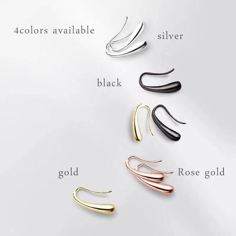 ピアス レディース シルバー999 シンプル シルバー ローズゴールド ゴールド ブラック 鏡面仕上げ |  | 01